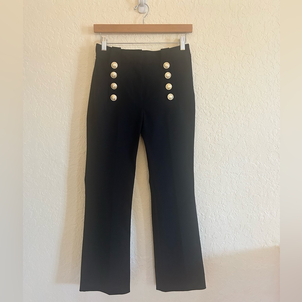 NWT Derek Lamb 10 Crosby Robertson Flare Crop Trouser - Picture 12 of 15